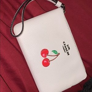 Coach Cherry Wristlet